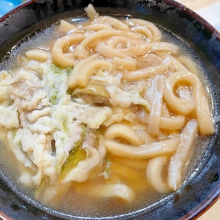 茄子のかき揚げうどん